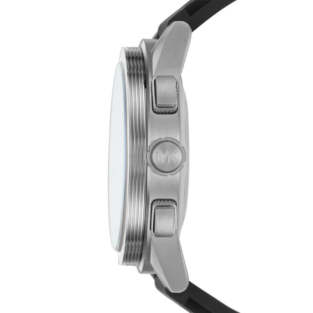 Michael Kors Men'sSilver/Black Smartwatch MKT4009 - Picture 2 of 4